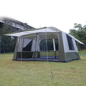 Большая палатка на 8 человек для всей семьи, две комнаты, один зал