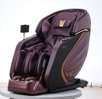 Nouveau design de fauteuil de massage électrique de luxe à gravité zéro pour le soin complet du corps, pour une utilisation au bureau, avec rouleaux pour les pieds