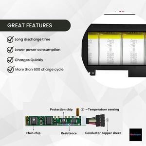 Nouvelle BTY-M492 de batterie pour ordinateur portable au lithium 52Wh compatible avec <span class=keywords><strong>MSI</strong></span> Pulse <span class=keywords><strong>GL66</strong></span> GL76 Katana GF66 GF76 en stock - Product Image 3