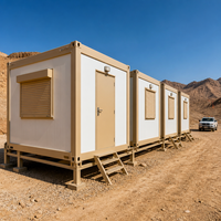 Maison conteneur détachable à prix d'usine, unité de construction préfabriquée modulaire à assemblage rapide en kit, à vendre