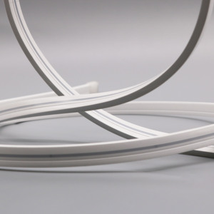 Striscia LED Neon Blu Architettonica Tech Look 4x10mm 24V 11W ad Alta Luminosità per Illuminazione di Contorno Esterno di Edifici per Uffici e Centri Commerciali - Product Image 1