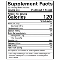 Isolat de protéines de lactosérum à la vanille, poudre riche en protéines, récupération musculaire, masse maigre, fitness, musculation, complément alimentaire, 2 lb, 24 g, qualité supérieure