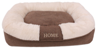 Lit pour chien en polyester peluche uni, vente en gros, lit pour chien de haute qualité, canapé-lit pour animaux de compagnie, lit pour chien et chat
