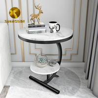 Table latérale de salon en acier inoxydable, meuble de salon, style moderne, produit de luxe, ST075