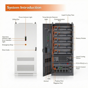 LITHTECH 215kwh 100kw 1MW High Voltage Battery Cooling Commercial Industrial <b>Energy</b> <b>Storage</b> <b>System</b> Solar Lifepo4 Battery - Product Image 6