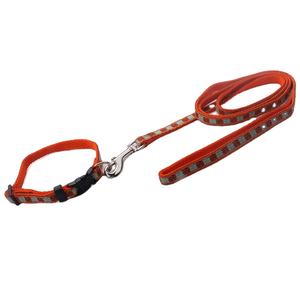 Mewah Premium kustom poliester kalung Anjing mode dicetak pola reflektif garis kerah pita dipersonalisasi aksesoris hewan peliharaan - Product Image 6
