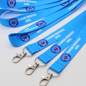 Personalized Sublimation Printing Polyester Keychain Neck Strap Phone Lanyard Heat Press Custom Lanyard - Product Image 2