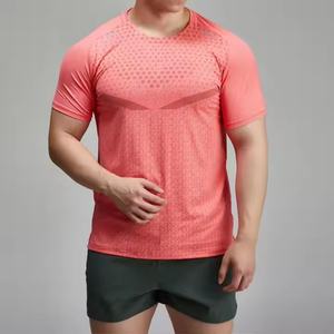 T-shirt de sport léger sans couture pour homme, vêtements de musculation, t-shirt de course à pied, t-shirt de sport pour homme - Product Image 2