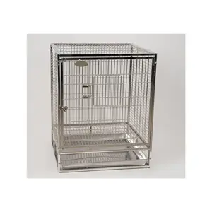 Professionally Made Animal Pet Cages Stainless Steel M Size Bird Cage For Export