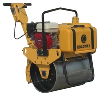 Compacteur vibrant à tambour unique autopropulsé pour routes, mini-compacteur pour sols et asphalte