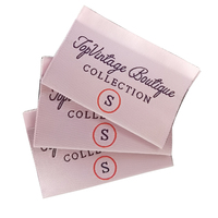 Étiquettes de vêtements de haute qualité WL000A4 en promotion, fabricant d'étiquettes personnalisées pour vêtements, étiquettes de col, étiquettes tissées pour vêtements