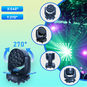 Wash DMX LED Luz con cabezal móvil <span class=keywords><strong>Mac</strong></span> Aura LED12 * 40 Iluminación de escenario con ojos de abeja Ojos de abeja Cabeza móvil LED Iluminación de escenario - Product Image 1