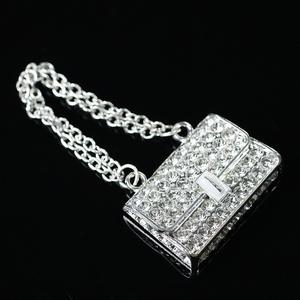 سلسلة مفاتيح معدنية جذابة فاخرة بتصميم فاخر ، سلسلة مفاتيح مطلية بحروف ماسية تصنعها بنفسك ، إكسسوارات زخرفية ، سوار حلقة مفاتيح - Product Image 4