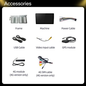 Android 2 Din 7 ''9'' 10 ''Màn hình cảm ứng GPS navigation phổ đa phương tiện video MP5 Máy nghe nhạc 1 năm bảo hành phổ đồ đạc - Product Image 6