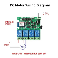 Module de relais intelligent Tuya Zigbee 4 gangs marche/arrêt RF DC 12V 24V USB 5V Momentané Autobloquant Interbloquant Contrôlé par application