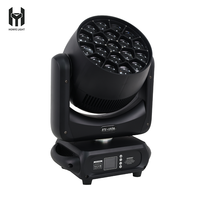 Projecteur LED mobile 19x30W RGBW 4-en-1 avec zoom 4,5-45 degrés, DMX512, RDM, effet Bee-Eye pour éclairage de scène DJ, club, événement