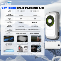 Climatiseur de stationnement pour camping-car, camion et tracteur STOCK Cold King YCT-3600 Split 12V/24V 2600W R134a – Nouvelle version pour rénovation/amélioration