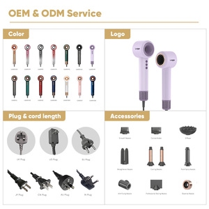 Asciugacapelli Professionale Ionico da Salone 1400W Leggero con Cavo Elettrico <span class=keywords><strong>per</strong></span> <span class=keywords><strong>Capelli</strong></span> Lisci Senza Crespo, Termo-Regolabile, <span class=keywords><strong>per</strong></span> Uso Alberghiero, Platino - Product Image 5