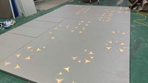 إضاءة مخصصة 3D نحت الفن لوحة الحائط مخصصة خلفية التلفزيون غرفة نوم المنزل الديكور الداخلي سطح متوهجة الجدار - Product Image 5