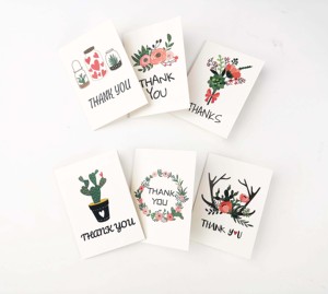 Venta al por mayor nota Floral tarjetas 36 <span class=keywords><strong>paquetes</strong></span> gracias tarjeta establece con sobres - Product Image 1