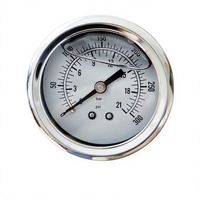 Manomètre numérique personnalisé HUBEN, résistant aux chocs, haute précision, pour la mesure de la pression hydraulique, pneumatique, d'eau et de vide