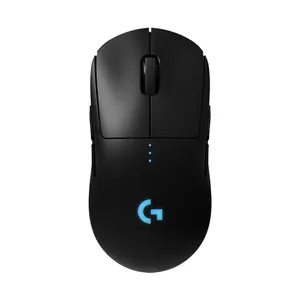 Logitech G Pro Mouse Gaming tanpa kabel, Mouse Gaming Sensor ringan 25600 DPI 25K optik nirkabel Logitech G102 ABS