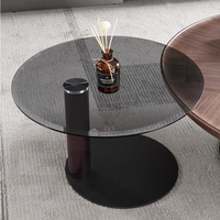 Meubles de salon, tables basses en métal de luxe, tables basses en verre modernes et simples