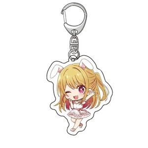 Porte-clés en acrylique avec oreilles de lapin, figurine mignonne, Hoshino Ai, Sarina Kurokawa, Akane, anime <span class=keywords><strong>Oshi</strong></span> <span class=keywords><strong>No</strong></span> Ko, pendentif pour sac, ornement, cadeaux - Product Image 6