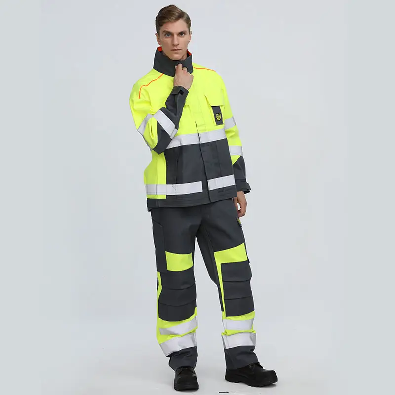 customize fireproof mining protective clothing work jacket welding suit workwear flame resistant clothing