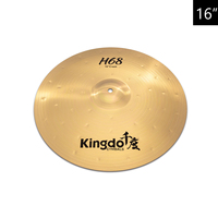 2026 Kingdo H68 Heavy Series 5-Piece Chinese Brass Cymbal Set Professional Sound High Grade Quality Percussion Drum Accessories