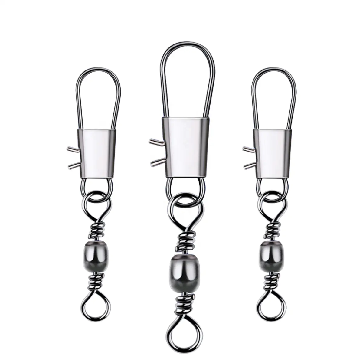 Good Selling Fishing Accessories All Stainless Steel Swivels American Rotary Connector Fishing Crane Rolling Swivel