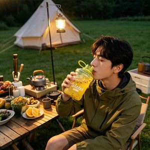 ขวดน้ำพิมพ์โลโก้กีฬาแบบขายส่ง รูปทรงถัง สำหรับนักเรียน ของขวัญฤดูร้อน สำหรับกิจกรรมกลางแจ้ง - Product Image 2