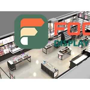 Bespoke Retail Project Metal Display Shelf 3D Design Service Makeup Store Interior Design - Product Image 5