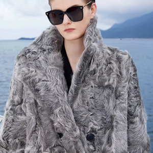 Buy Curly Lamb Coat Genuine Mongolian Fur | Alibaba.com