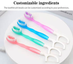 Productos de baño Burst Bead Cepillo de dientes Desechable Mini Mint Fresh-Breath Portable Cepillo de dientes - Product Image 6