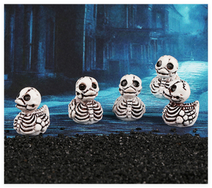 Kawaii in miniatura resina di Halloween papera 3D Micro paesaggio per bambini decorazione giardino acquario giocattolo animale resina artigianale - Product Image 3