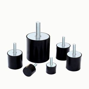 Pieds en caoutchouc durables pour usine, pieds en caoutchouc sur mesure, amortisseurs de chocs durables, tampons industriels, moulage en caoutchouc - Product Image 4