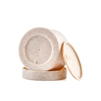 Pot cosmétique écologique recyclable en paille de blé 50g 100g 250g Emballage cosmétique Contenant biodégradable Pot à crème