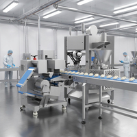 Machine à fabriquer des raviolis et des potstickers GQ-3-SJ, automatique, à servomoteur, haute efficacité, en acier inoxydable