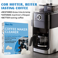 Tabletas Limpiadoras y Desincrustantes para Cafeteras con Certificación FDA y CE, Tabletas para Limpiar y Desincrustar Cafeteras