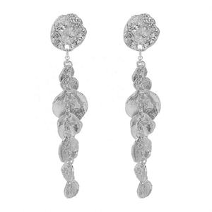 Pendientes Largos de Estilo Retro Europeo Americano, con Colgante Individual en Forma de Mariposa, Chapados en Oro, con Aleación de Diamantes - Product Image 5