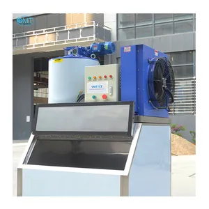 Air Cooler Commercial 500-1000kg Flake Ice Machine Square Ice Making