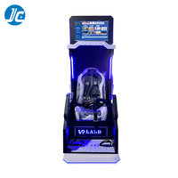 JC VR 360 degré 9D simulateur de cinéma équipement attrayant extérieur jeu Machine avion mouvement chaise métal fibre de verre aluminium