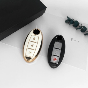 Funda de TPU de Alta Calidad para Llave de Coche, Funda para Llave de Nissan Leaf, Micra, <span class=keywords><strong>Qashqai</strong></span> J11, J10, X-Trail, Accesorios, Llavero - Product Image 4