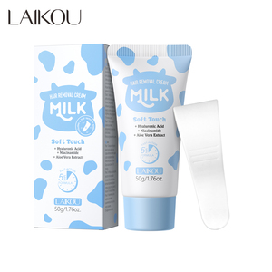 Crème dépilatoire LAIKOU MILK 50g, produits de beauté, crème dépilatoire pour les aisselles et les bras, crème dépilatoire sans douleur, crème dépilatoire pour le corps - Product Image 1