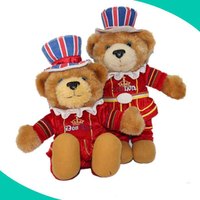 Animaux en peluche personnalisés, ours en peluche de la police, modules vocaux enregistrables, jouets en peluche enregistrables avec message