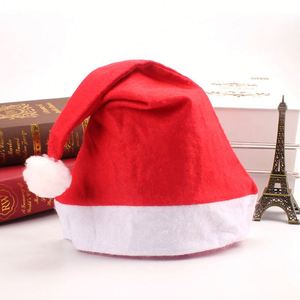 Classic Non-Woven Christmas Santa <b>Hat</b> for Adults and Kids, <b>Holiday</b> Party Decoration and Promotional Gift - Product Image 2