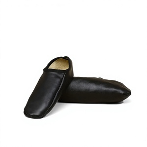 Custom Logo <b>Men</b> Jazz Ballet Winter Warm Comfortable Flat <b>Heel</b> Dance <b>Shoes</b> Anti-Slip Soft Sole Microfiber Leather Indoor Outdoor - Product Image 1