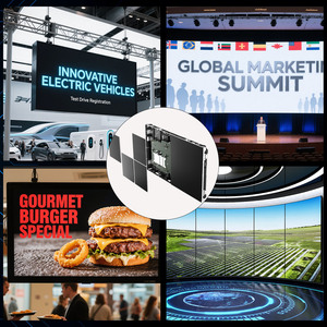 La PANNOCCHIA di colore pieno ha condotto lo schermo di visualizzazione P0,93 P1,25 P1,56 l'alta risoluzione ha condotto la pare - Product Image 5