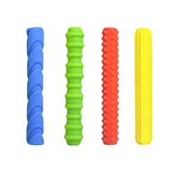 Poignées de crayon en silicone personnalisées, légères, multi-texturées, pour enfants et adultes